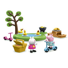 Load image into Gallery viewer, Peppa Pig Peppa's Adventures Peppa's Picnic Playset, Preschool Toy with 2 Figures and 8 Accessories, for Ages 3 and Up