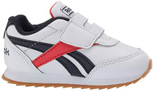 Load image into Gallery viewer, Reebok baby boys Reebok Royal Cljog 2 Kc Sneaker, White/Collegiate Navy/Radiant Red, 5 Infant US