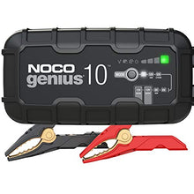 Load image into Gallery viewer, NOCO GENIUS10, 10-Amp Fully-Automatic Smart Charger, 6V and 12V Portable Battery Charger, Battery Maintainer, Trickle Charger, and Battery Desulfator with Temperature Compensation