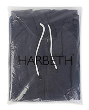 Load image into Gallery viewer, HARBETH Men's Athletic Fit Full Zip Fleece Hooded Sweatshirt Active Hoodie Black/Apricot Gold XL