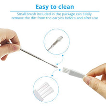 Load image into Gallery viewer, MJIYA Ear Pick Earwax Removal Kit, Ear Cleansing Tool Set, Ear Curette Ear Wax Remover Tool with a Storage Box (Silver, 5 Pcs)