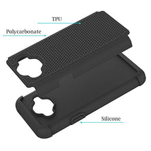 Load image into Gallery viewer, Phone Case for Samsung Galaxy J3 2016/J 3 V/J36V/Sky/Express Prime/Amp Prime with Tempered Glass Screen Protector Cover Hybrid Slim Rugged Cell Accessories Glaxay Sol J3V J36 6 J320V J320A Men Black
