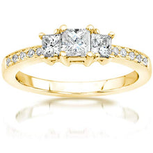 Load image into Gallery viewer, Kobelli Diamond Engagement Ring 1/2 carat (ctw) in 14K Gold, Size 10, White Gold
