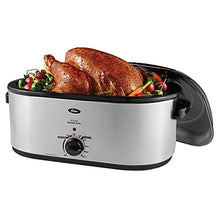 Load image into Gallery viewer, Oster Roaster Oven with Self-Basting Lid | 22 Qt, Stainless Steel