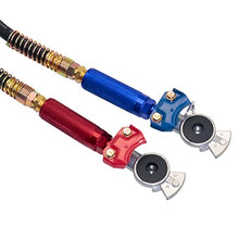 Load image into Gallery viewer, boeray Aluminum Emergency Gladhand Universal Glad Hands Air Hose Brake Coupling Service Handshake Set for Truck Semi Trailer RVs 1pcs Red 1pcs Blue