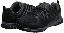 Load image into Gallery viewer, Reebok Work Men's Sublite RB4016 Safety Toe Athletic Work Shoe Construction, Black, 10 W US