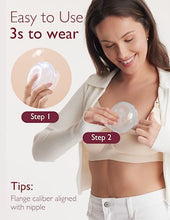 Load image into Gallery viewer, Momcozy Portable Bottle Warmer & Milk Collector for Breastmilk Reusable Breast Milk Shells 2 Pack 2.5oz/75ml