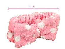 Load image into Gallery viewer, Bow Hair Band, Soft Carol Fleece Hairlace Headband Turban Bowknot Bow Makeup Shower Headbands Headwraps for Washing Face Shower Spa Mask, Multiple Styles, 8PCS