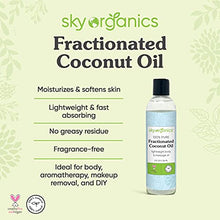 Load image into Gallery viewer, Sky Organics USDA Organic Castor Oil + USDA Organic Jojoba Oil + Fractionated Coconut Oil Bundle