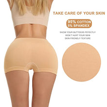Load image into Gallery viewer, Cotton Boyshort Underwear for Women Seamless Panties Stretch Boxer Briefs Boy Short Panty (X-Large, B2204COT-2)