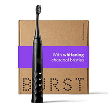 Load image into Gallery viewer, BURST Electric Toothbrush with Charcoal Sonic Toothbrush Head, Black