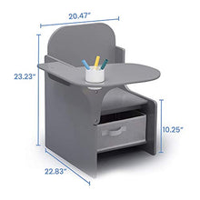 Load image into Gallery viewer, Delta Children MySize Chair Desk with Storage Bin, Grey