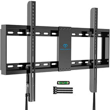 Load image into Gallery viewer, PERLESMITH Fixed TV Wall Mount Bracket Low Profile for 32-82 inch LED, LCD,and OLED Flat Screen TVs - Fits 16”- 24” Wood Studs, Fix TV Mount with VESA 600 x 400mm Holds up to132lbs