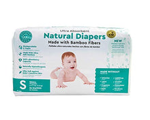 Load image into Gallery viewer, Little Toes Natural Disposable Bamboo Diapers, Small (Pack of 36)