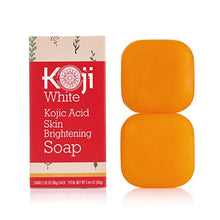 Load image into Gallery viewer, Pure Kojic Acid Skin Brightening Soap for Glowing & Radiance Skin, Dark Spots, Rejuvenate, Uneven Skin Tone (2.82 oz / 2 Bars) | Maximum Strength, SLS-free, Paraben-free - Dermatologist Tested
