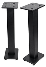 Load image into Gallery viewer, 2 Rockville RHTSB 36" Inch Bookshelf Speaker Stands Surround Sound Home Theater
