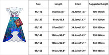 Load image into Gallery viewer, Kids Girls Mirabel Costume Dress Cosplay Mirabel Princess Skirts Outfits with Bag Summer Dress(dress 3+Bag,6 Years)