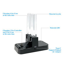 Load image into Gallery viewer, FastSnail Controller Charger Compatible with Nintendo Switch, Charging Dock Stand Station Compatible with Switch Joy-con and Pro Controller with Charging Indicator and Type C Charging Cable