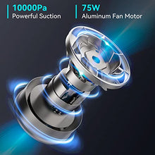 Load image into Gallery viewer, Handheld Vacuum Cordless, Rechargeable Car Vacuum Cleaner with 30 Mins Runtime, Mini Hand Vacuum with 10000 Pa Powerful Suction, Portable Hand Held Vacuum for Car Pet Hair Hardwood Floor Home, UMLo H6