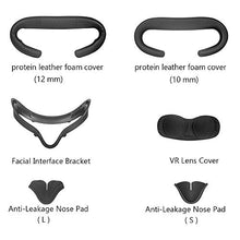 Load image into Gallery viewer, HIJIAO Latest Upgrade Accessories for Oculue Quest 2, Including VR Facial Interface Bracket & PU Leather Foam Face Cover Pad Replacement & Protective Lens Cover for Oculus Quest 2