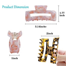 Load image into Gallery viewer, 4PCS Large Hair Clips for Women LAXMTT Hair Clips for Thick Hair Acrylic Banana Clips Hair for Girls Gift, for Halloween, Thanksgiving, Christmas gifts(Long Size,Leopard Print)