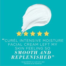 Load image into Gallery viewer, Curél Intensive Moisture Face Moisturizer Lotion, Hydrating Face Cream for Dry Sensitive Skin, Anti-Aging Fragrance-Free Anti-Wrinkle Moisturizer, 1.4 Oz