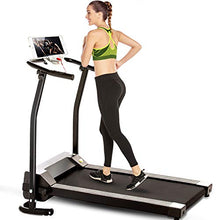 Load image into Gallery viewer, FUNMILY Electric Folding Treadmill for Home Workout, Ultra-Quiet & Shock-Absorbant, Portable Exercise Running Machine for Small Spaces with 12 Programs & LCD Screen (Black)
