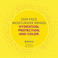 Load image into Gallery viewer, Jergens Natural Glow Self Tanner Face Moisturizer, SPF 20 Facial Sunscreen, Fair to Medium Skin Tone, Sunless Tanning, Oil Free, Broad Spectrum Protection UVA and UVB, 2 oz (Packaging May Vary)