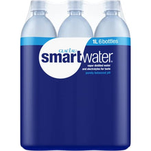 Load image into Gallery viewer, Smartwater Packaged Drinking Water, 33.8 Fl Oz (pack of 6)