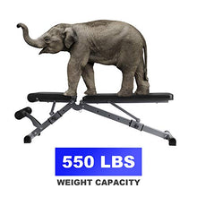 Load image into Gallery viewer, Adjustable Weight Bench, Kitopa Utility Workout Bench for Home Strength Training, Gym Incline Decline Bench for Full Body Exercise