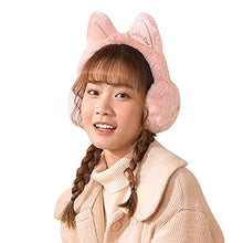 Load image into Gallery viewer, MatureGirl Cute Cat Ear Bluetooth Gaming Headset, Winter Warm Wireless Stereo Gaming Headphones Head-Mounted Ear Cups Earphones Computer Game Over Ear Headphones for Kids Adult (Pink)