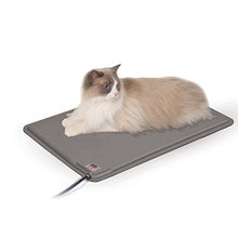 Load image into Gallery viewer, K&H Pet Products Deluxe Lectro-Kennel Heated Pad Small Gray 12.5" x 18.5" 40W