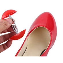 Load image into Gallery viewer, Jewelvwatchro 1Pair Mini Shoe Stretchers, Men Women Shoe Stretchers Shaper Expander Width Extender Adjustable-Red