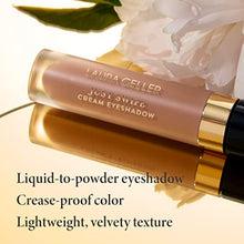 Load image into Gallery viewer, LAURA GELLER Just Swipe Liquid Eyeshadow - Shell - Cream-to-Powder - Lightweight Crease-Proof Velvety Color - Long-Lasting Finish