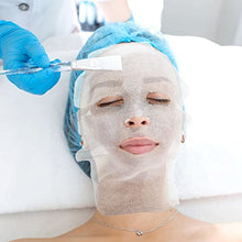 Load image into Gallery viewer, 150 Pieces Pre-cut Gauze Facial Cotton Beauty Gauze Skin Care Face for Facial Spa, High Frequency (10 x 12 Inch, Rectangle Face Style)
