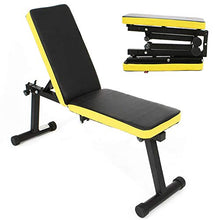Load image into Gallery viewer, Soges Folding Dumbbell Bench Height Adjustable Incline Exercise Bench, Multi-Functional Home Gym Strength Training Fitness Workout Station, PSBB003
