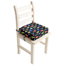 Load image into Gallery viewer, BCOFUI Baby Kid Adjustable Dismountable Booster Cushion with Harness Buckles High Density Sponge Toddler Chair Pads