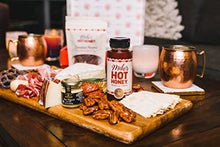 Load image into Gallery viewer, Mike’s Hot Honey Gourmet Gift Basket - Mike's Hot Honey, Artisan Sausage, Candied Nuts, Sea Salt Crackers, Dijon Mustard - Everything but the Cheese