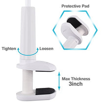 Load image into Gallery viewer, Tryone Gooseneck Phone Holder, Flexible Long Arm Mount Stand Compatible with Smartphones, Max Width 3in, Overall Length 27.5in(White)