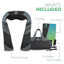 Load image into Gallery viewer, Massagers for Neck and Back with Heat - Deep Tissue 3D Kneading Pillow, Electric Shiatsu Back Neck and Shoulder Massage, Shoulders, Foot, Legs,Body - Relieve Muscle Pain - Office, Home & Car