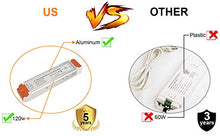 Load image into Gallery viewer, 120 Watts 12V 10A Dimmable LED Driver Dimming LED Power Supply 110V to 12V DC led Transformer 12v dimmable