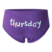 Load image into Gallery viewer, Core Pretty Baby Underwear Toddler Little Girls Soft Cotton Panties Week Underpants Hipster Briefs Monday to Sunday Daily Princess Clothing Novelty Gifts (Pack of 7) (Week, 3-4T), 3T / 4T