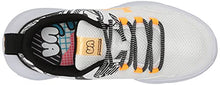 Load image into Gallery viewer, Under Armour Men's Grade School Essential CS Running Shoe, White (101)/White, 6.5