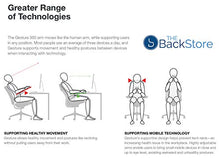 Load image into Gallery viewer, Steelcase Gesture Office Desk Chair with Headrest in Elmosoft Genuine Saddle L147 Leather Plus Lumbar Support Low Platinum Metallic Frame with Seagull Seat/Back Merle Arms (Light/Light)