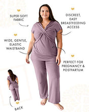 Load image into Gallery viewer, Kindred Bravely Davy Ultra Soft Maternity & Nursing Pajamas Sleepwear Set (Dusty Mauve, Small)