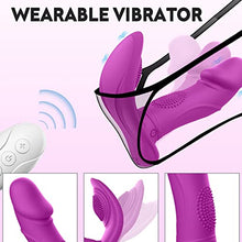 Load image into Gallery viewer, Wiggling Wearable Vibrator Mimic Finger - SEXY SLAVE Sam Quiet Panty Vibrator with Remote, 3 Wiggling & 7 Vibration G Spot Vibrator, Sex Toys for Women(Purple)