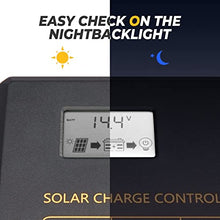 Load image into Gallery viewer, BougeRV 200 Watts Solar Kit, with 2 Pieces of 100W Solar Panels, 1Pair Parallel Solar Connectors, 12AWG 20Ft Solar Extension Cables, 30A PWM Negative Ground Solar Charge Controller, RV Solar Kit