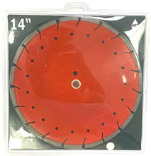 Load image into Gallery viewer, VORTEX DIAMOND WTRC inch Supreme Quality Dry or Wet Cutting Verstatile Slant Segmented Diamond Blades for Masonry Brick/Block Pavers Concrete Stone (14")