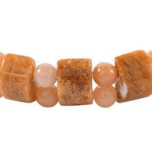 Load image into Gallery viewer, Shop LC Delivering Joy Set of 2 Beads Mix Green Agate Yellow Dyed Jade Stretch Bracelets Fashion Costume Stylish Jewelry for Women