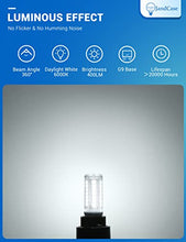 Load image into Gallery viewer, G9 LED Light Bulbs 5W, JandCase 40W Halogen Equivalent, 6000K High Brightness 400LM, G9 Base Not Dimmable, Flicker-Free, Daylight White for Home Lighting, Chandeliers, Household Applications, 5 Pack